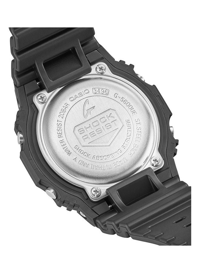 Men's Digital Square Water Resistance Wrist Watch G-5600UE-1DR