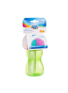 Canpol babies Sport Cup with Silicon Flip-top Straw 370ml green - v1662007510/N39306769A_3