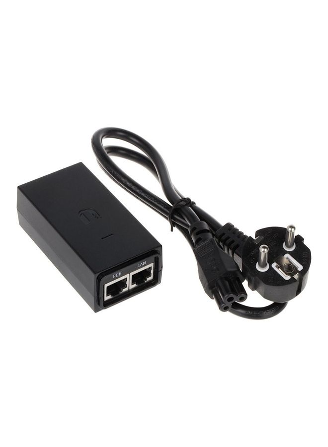 UBIQUITI - POE-24-12W AC/DC POE 24V 0.5A Adapter Black - Image 1