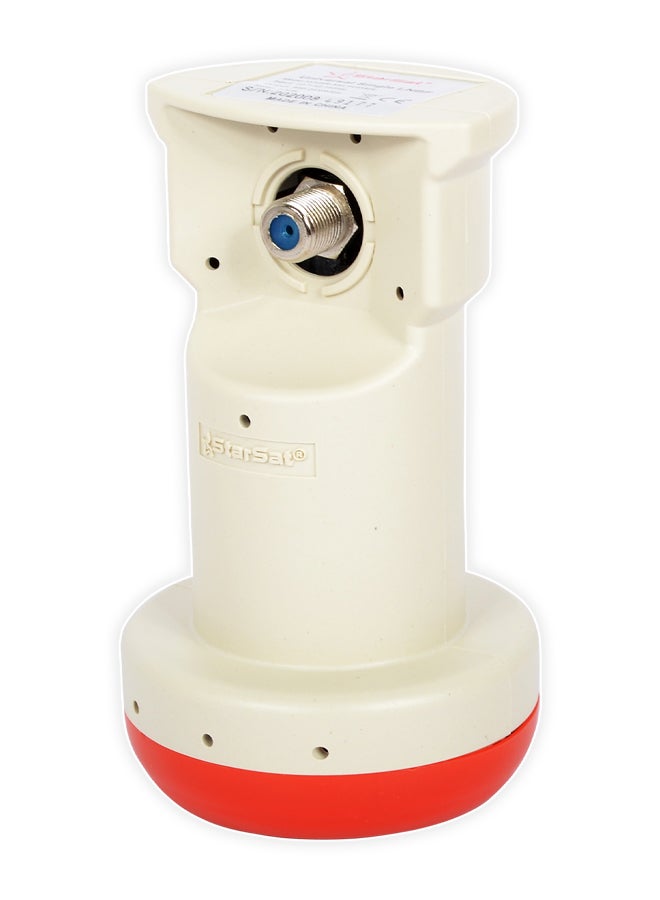 ستارسات جهاز LNBF أحادي يدعم دقة 4K SR-350 POWER أبيض/أحمر  - Image 1