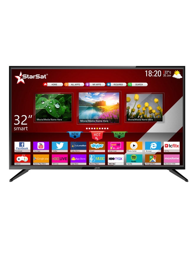 StarSat - 32-Inch HD Smart LED TV StarSat-32 Smart Black - Image 1