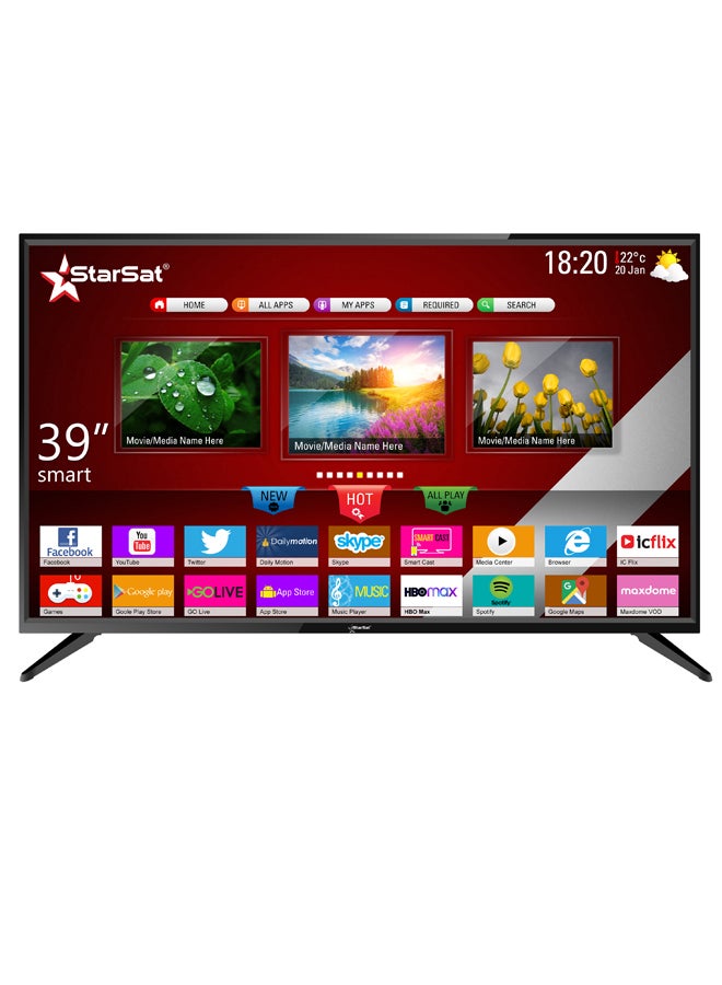 StarSat - 39-Inch HD Smart LED TV StarSat-39 smart Black - Image 1