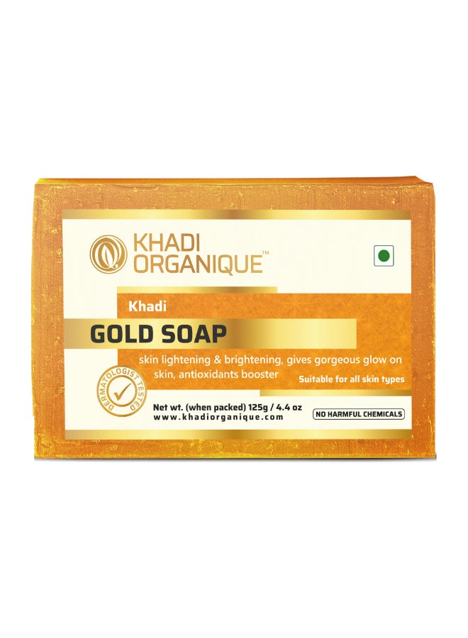 Handmade Gold Soap 125grams - v1662022986/N39594945A_1