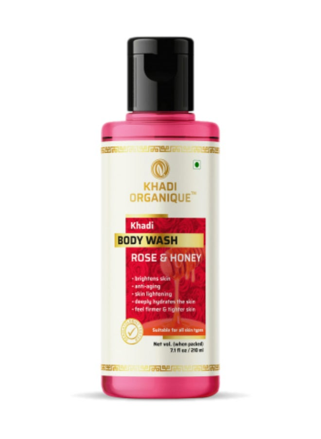 كادي أورجانيك غسول الجسم بخلاصة الورد والعسل 210ملليلتر - Image 1