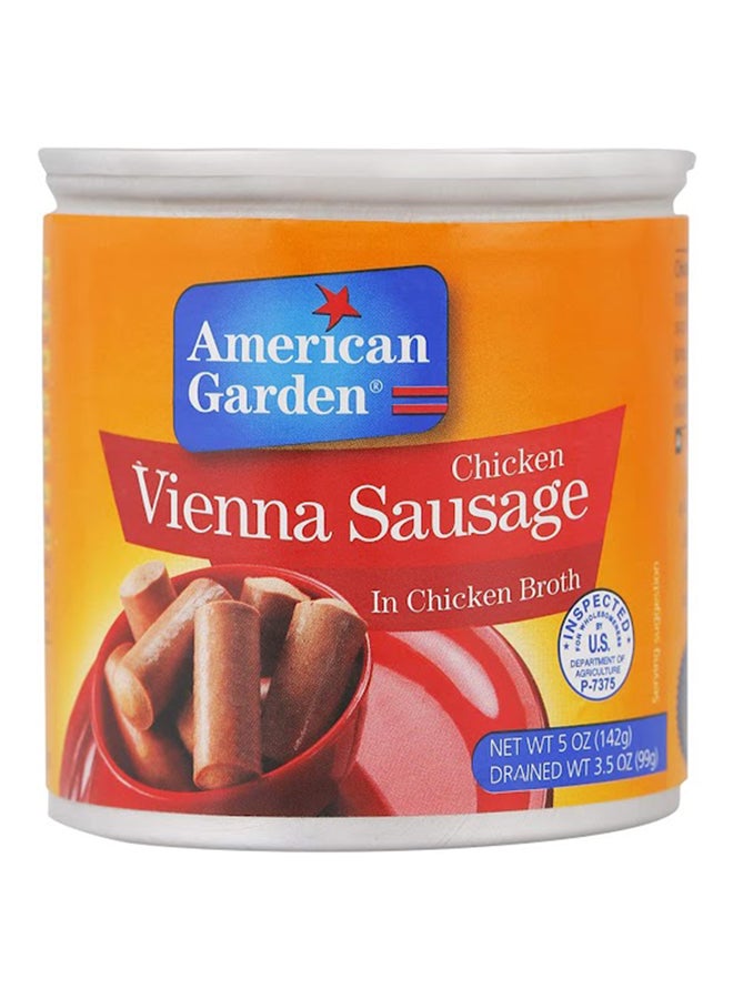 أمريكان جاردن نقانق فيينا بالدجاج معبأة في عبوة متبلة 142جرام - Image 1