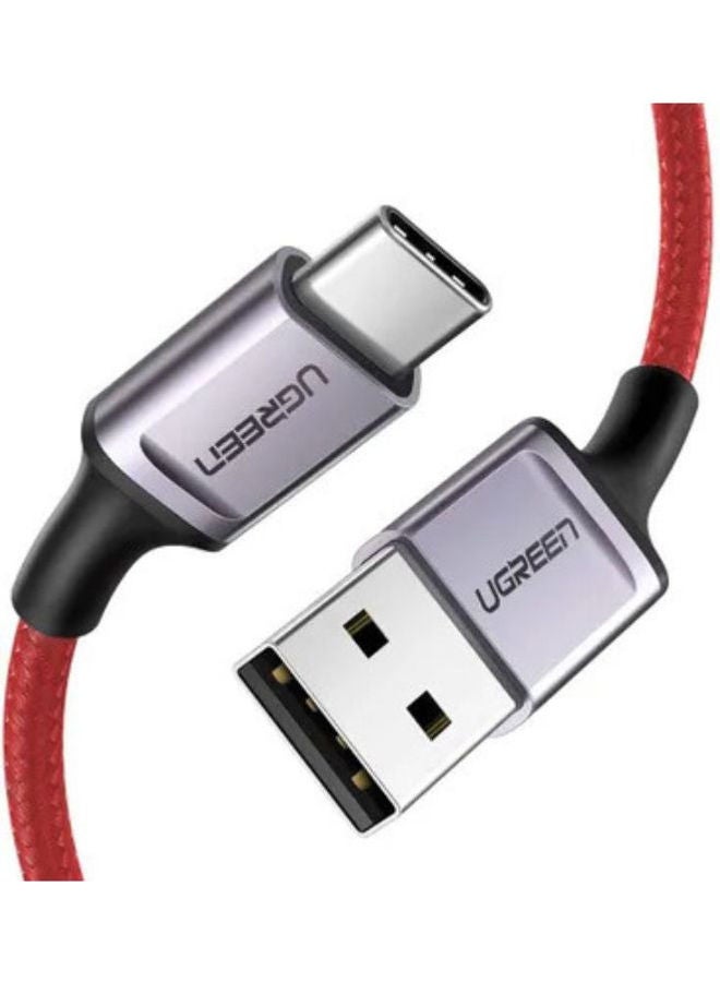 يو جرين - كابل من Type-C إلى USB للشحن السريع ومزامنة البيانات - لون أحمر أحمر - Image 1