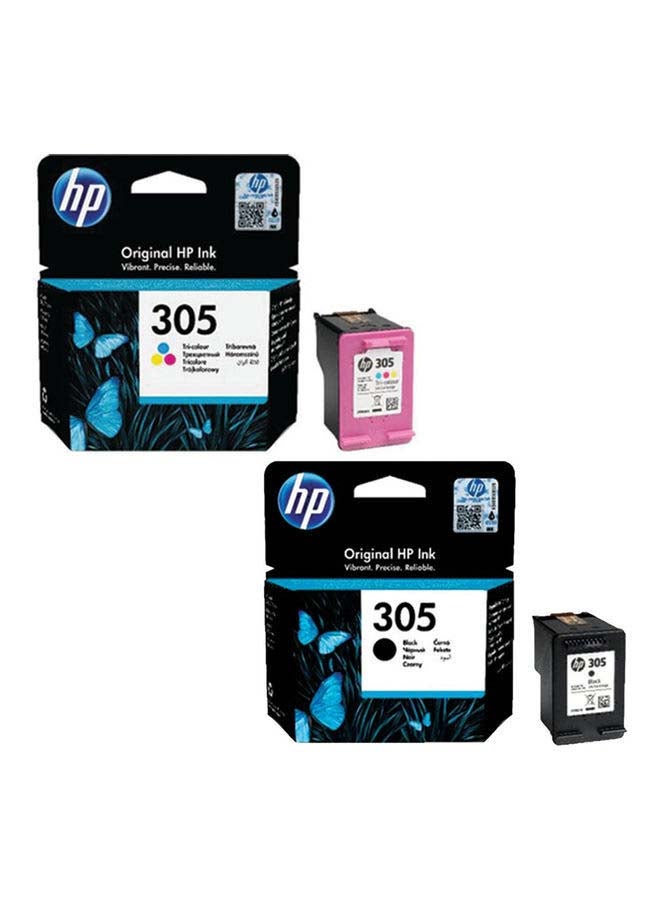 HP Pack of 2 HP 305 Original Ink Cartridge Set Black & Tri Colour  - Image 3