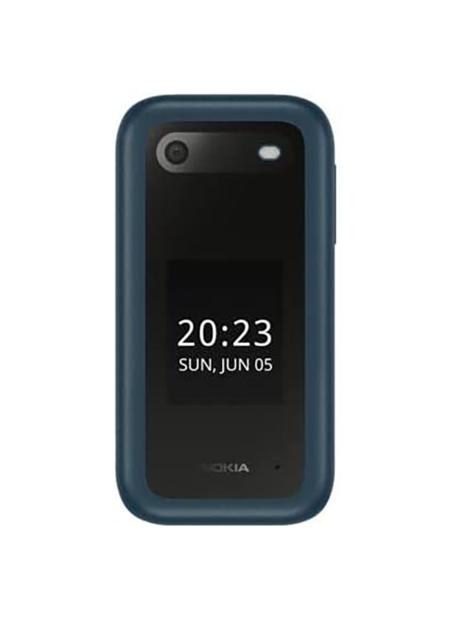 NOKIA - 2660 Flip Dual Sim Feature Phone Blue 48MB RAM 128MB 4G - International Version - Image 1
