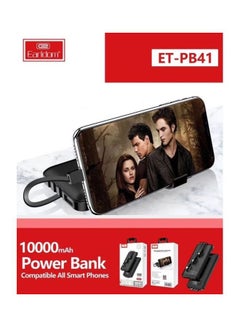 أيرلدوم باور بنك مع كابل شحن مدمج مزود بـ3 أسلاك وشاشة LCD 10000.0 mAh أسود  - Image 5