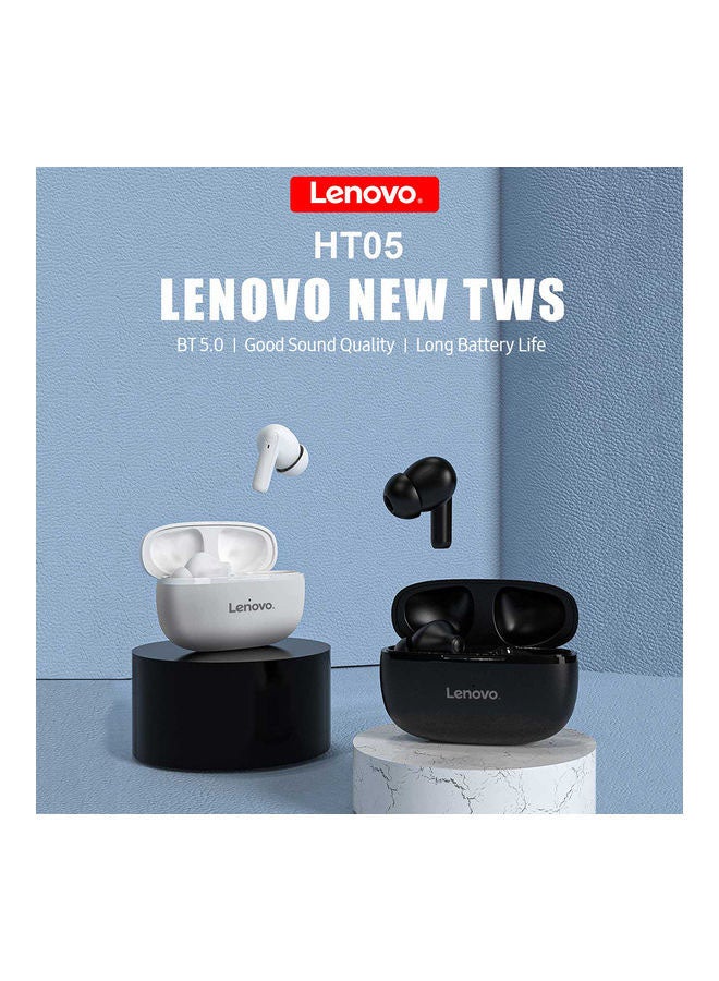 Lenovo - HT05 True Wireless Earbuds Black - Image 1