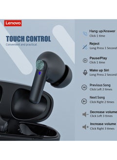 Lenovo HT05 True Wireless Earbuds Black  - Image 4