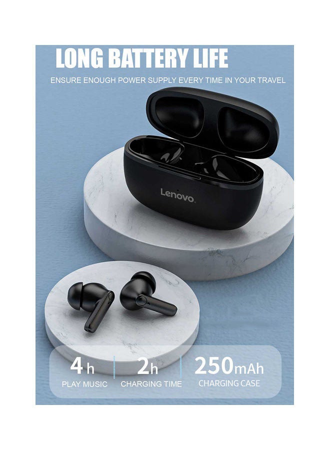 Lenovo - HT05 True Wireless Earbuds Black - Image 1