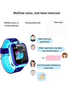 BSNL 260.0 mAh Q12 Kids Smart Watch Phone with LBS Tracking and SIM Card Support Blue  - Image 3