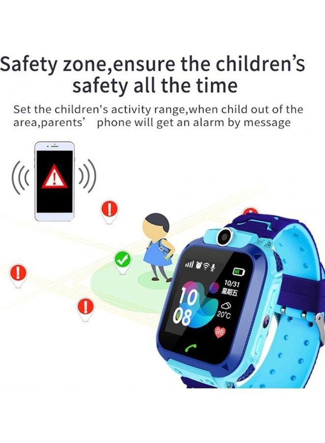 BSNL - 260.0 mAh Q12 Kids Smart Watch Phone with LBS Tracking and SIM Card Support Blue - Image 1