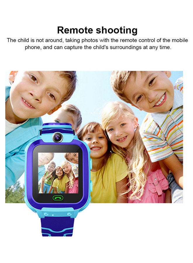 BSNL - 260.0 mAh Q12 Kids Smart Watch Phone with LBS Tracking and SIM Card Support Blue - Image 1