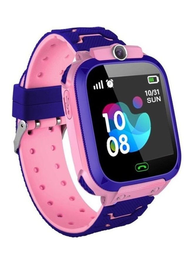 BSNL - 400.0 mAh Q12 Kids Smart Watch Phone with LBS Tracking and SIM Card Support Pink - Image 1