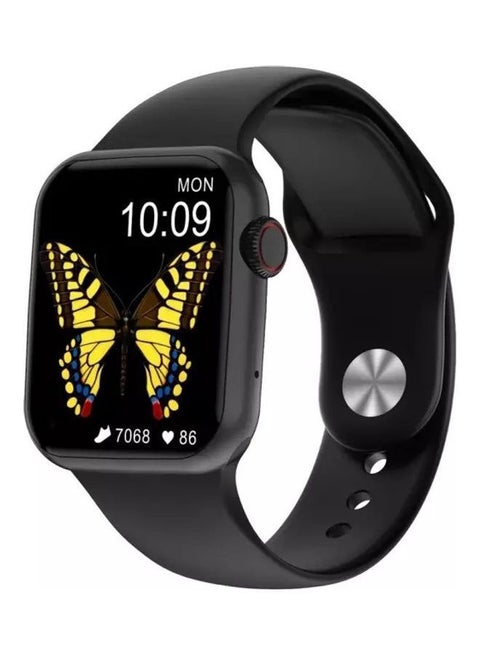 200.0 mAh S12 Pro Series6 Full Screen Smart Watch With Bluetooth Calling Black