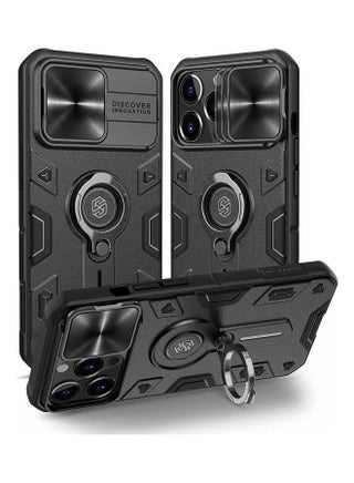 Camshield Armor Case For Apple iPhone 13 Pro Max Case With Kickstand And Slide Camera Cover Black - v1662040357/N51258079A_1