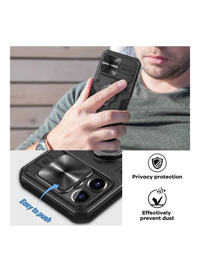Nillkin Camshield Armor Case For Apple iPhone 13 Pro Max Case With Kickstand And Slide Camera Cover Black  - Image 5