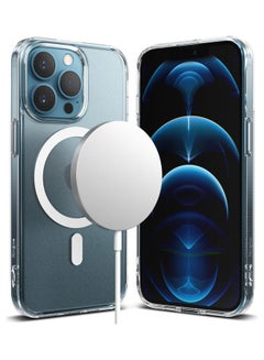 Fusion Magnetic Hard Translucent Shockproof Soft TPU Bumper Phone Case For iPhone 13 Pro Max Matte Clear