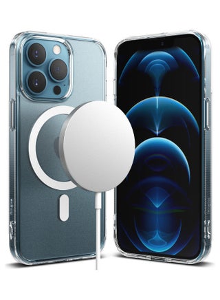 Fusion Magnetic Hard Translucent Shockproof Soft TPU Bumper Phone Case For iPhone 13 Pro Max Matte Clear - v1662040361/N51607041A_1