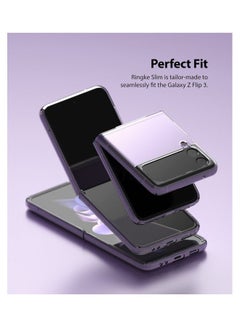 Ringke Anti-Cling Micro-Dot Technology Shockproof Protective Slim Case for Galaxy Z Flip 3 5G (2021) Clear  - Image 3