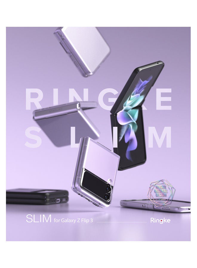 Ringke Anti-Cling Micro-Dot Technology Shockproof Protective Slim Case for Galaxy Z Flip 3 5G (2021) Black - Image 4