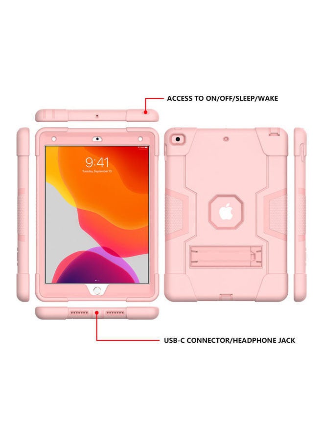 Rock Pow Protective Case Cover For Apple iPad 10.2 inch 2021/2020/2019(9th/8th/7th) Gen Rose Gold - Image 4