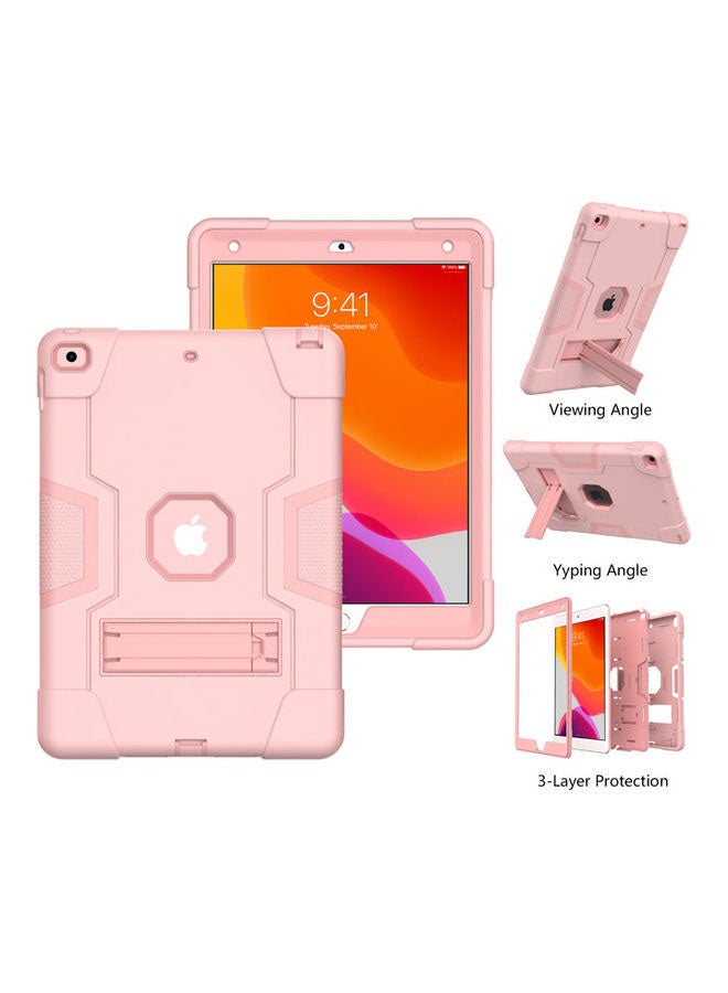 Rock Pow Protective Case Cover For Apple iPad 10.2 inch 2021/2020/2019(9th/8th/7th) Gen Rose Gold - Image 5