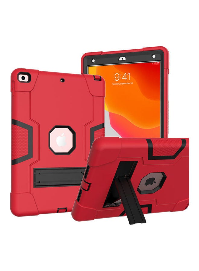 Rock Pow Protective Case Cover For Apple iPad 10.2 inch 2021/2020/2019(9th/8th/7th) Gen Red/Black - Image 1