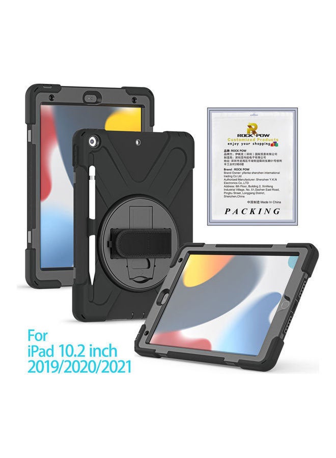 Rock Pow Protective Case Cover For Apple iPad 10.2 inch 2021/2020/2019(9th/8th/7th) Gen Black  - Image 2
