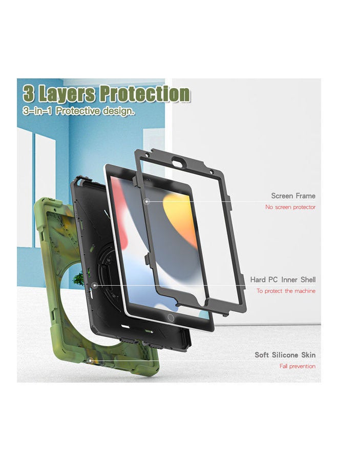 Rock Pow - Protective Case Cover For Apple iPad 10.2 inch 2021/2020/2019(9th/8th/7th) Gen Multicolour - Image 1