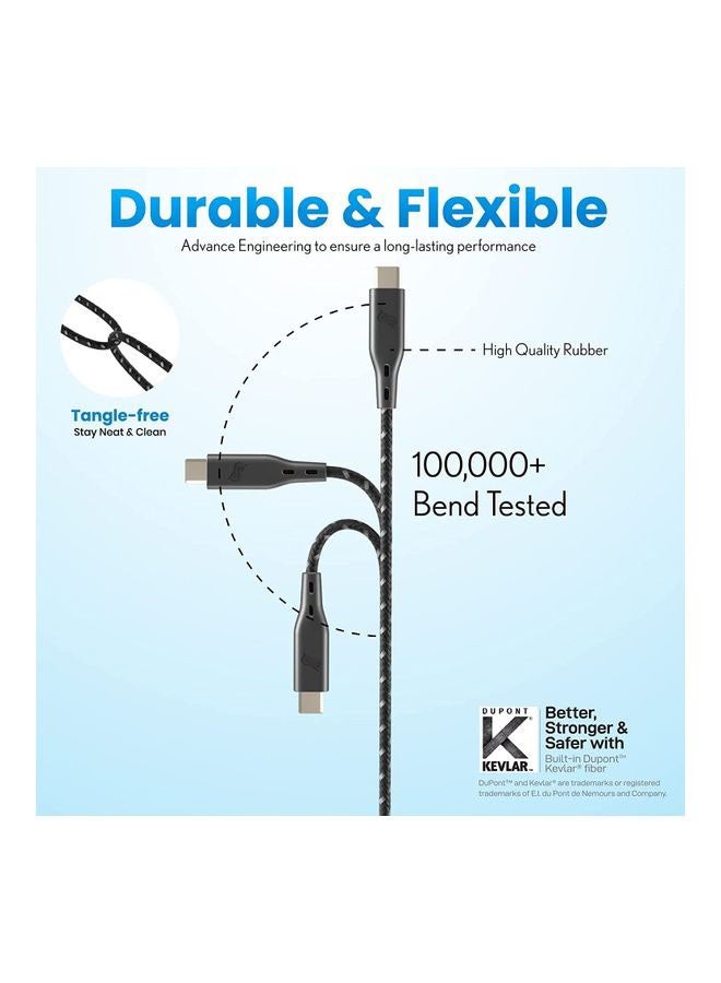 Remson Duo Pack Fast Charger 25W PD Wall Charger USB-C to USB-C Fast Charging Adapter for Samsung Galaxy S21/S21+/S21 Ultra/S20/S20+/S20 Ultra/Note 20/Note  20 Ultra/Note 10/Note10+ Black - Image 2