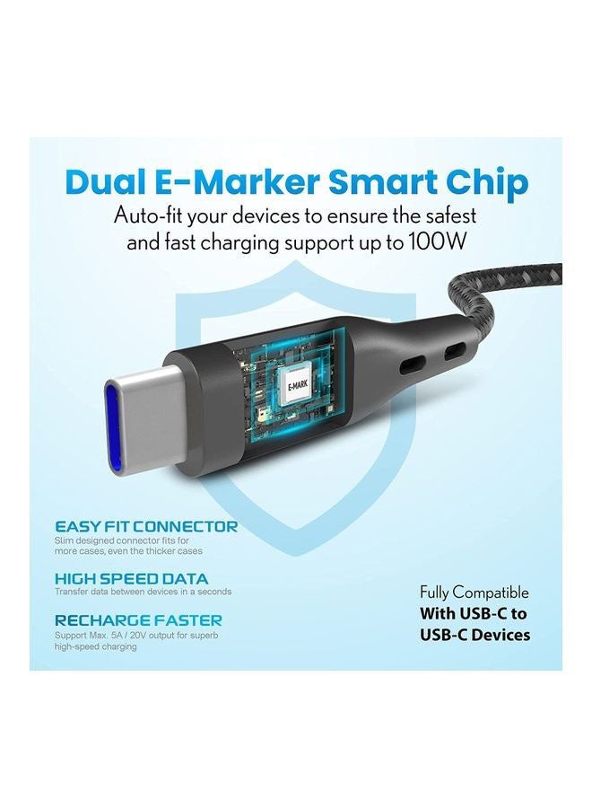 Remson Duo Pack Fast Charger 25W PD Wall Charger USB-C to USB-C Fast Charging Adapter for Samsung Galaxy S21/S21+/S21 Ultra/S20/S20+/S20 Ultra/Note 20/Note  20 Ultra/Note 10/Note10+ Black - Image 3