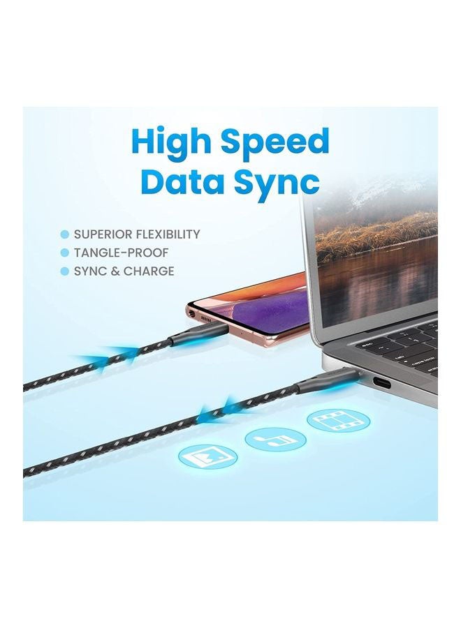 Remson Duo Pack Fast Charger 25W PD Wall Charger USB-C to USB-C Fast Charging Adapter for Samsung Galaxy S21/S21+/S21 Ultra/S20/S20+/S20 Ultra/Note 20/Note  20 Ultra/Note 10/Note10+ Black - Image 4