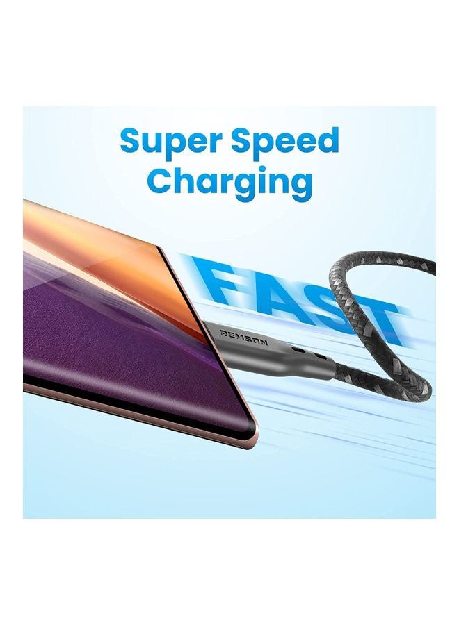 Remson Duo Pack Fast Charger 25W PD Wall Charger USB-C to USB-C Fast Charging Adapter for Samsung Galaxy S21/S21+/S21 Ultra/S20/S20+/S20 Ultra/Note 20/Note  20 Ultra/Note 10/Note10+ Black - Image 5