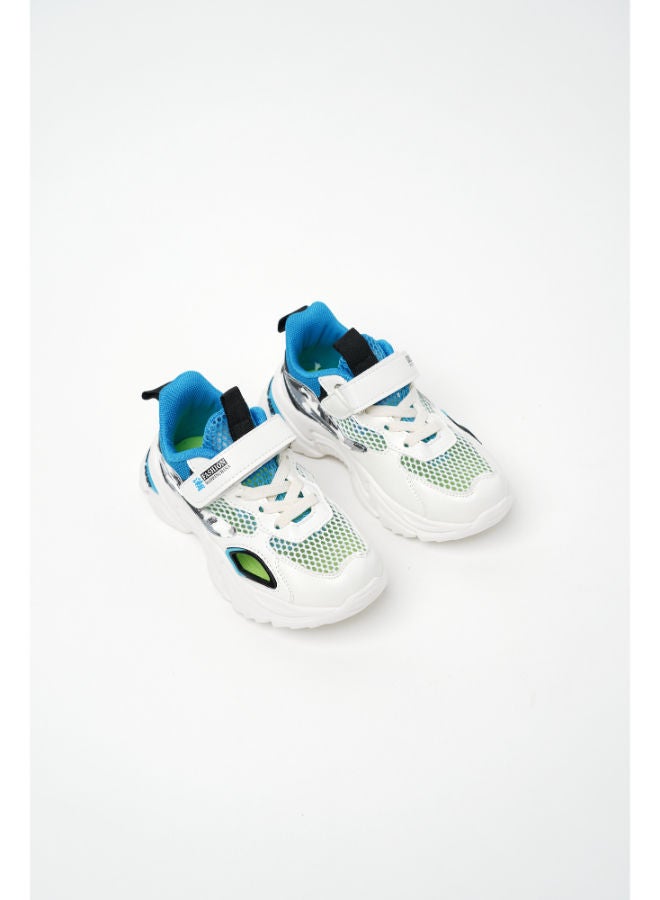 QUWA Stylish Velcro Strap Low Top Sneakers Multicolour - Image 1