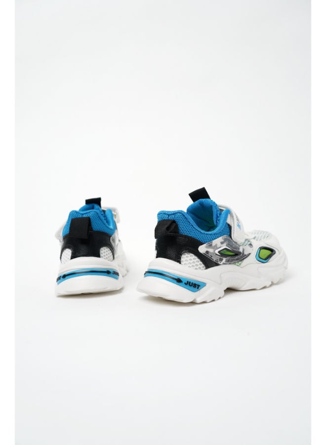 QUWA Stylish Velcro Strap Low Top Sneakers Multicolour - Image 3