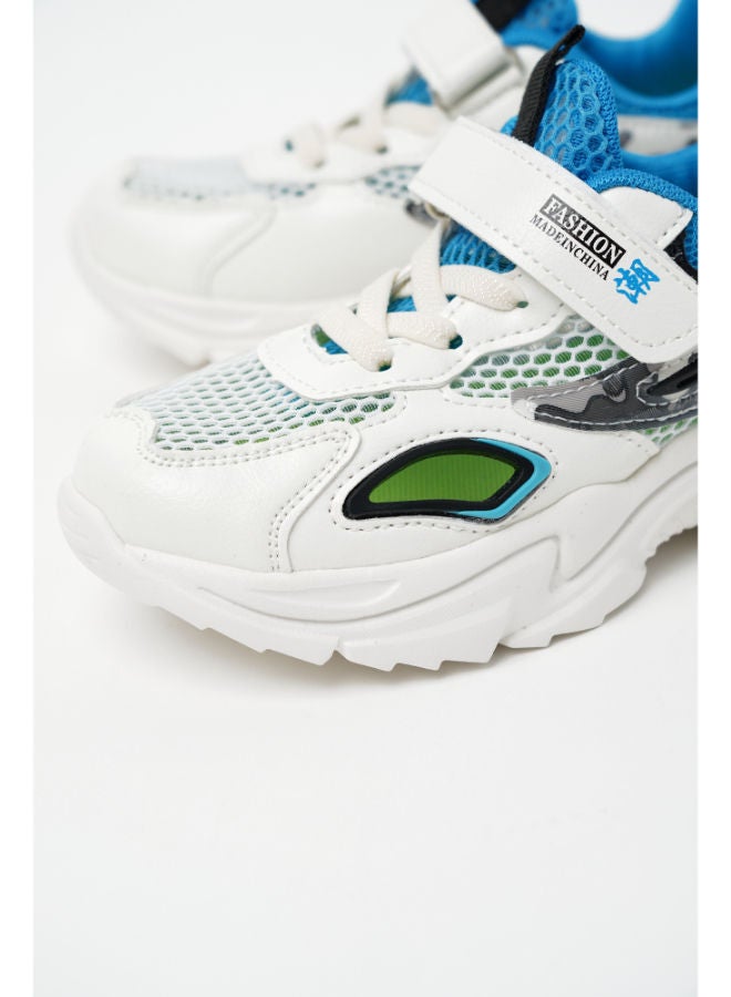 QUWA Stylish Velcro Strap Low Top Sneakers Multicolour - Image 5
