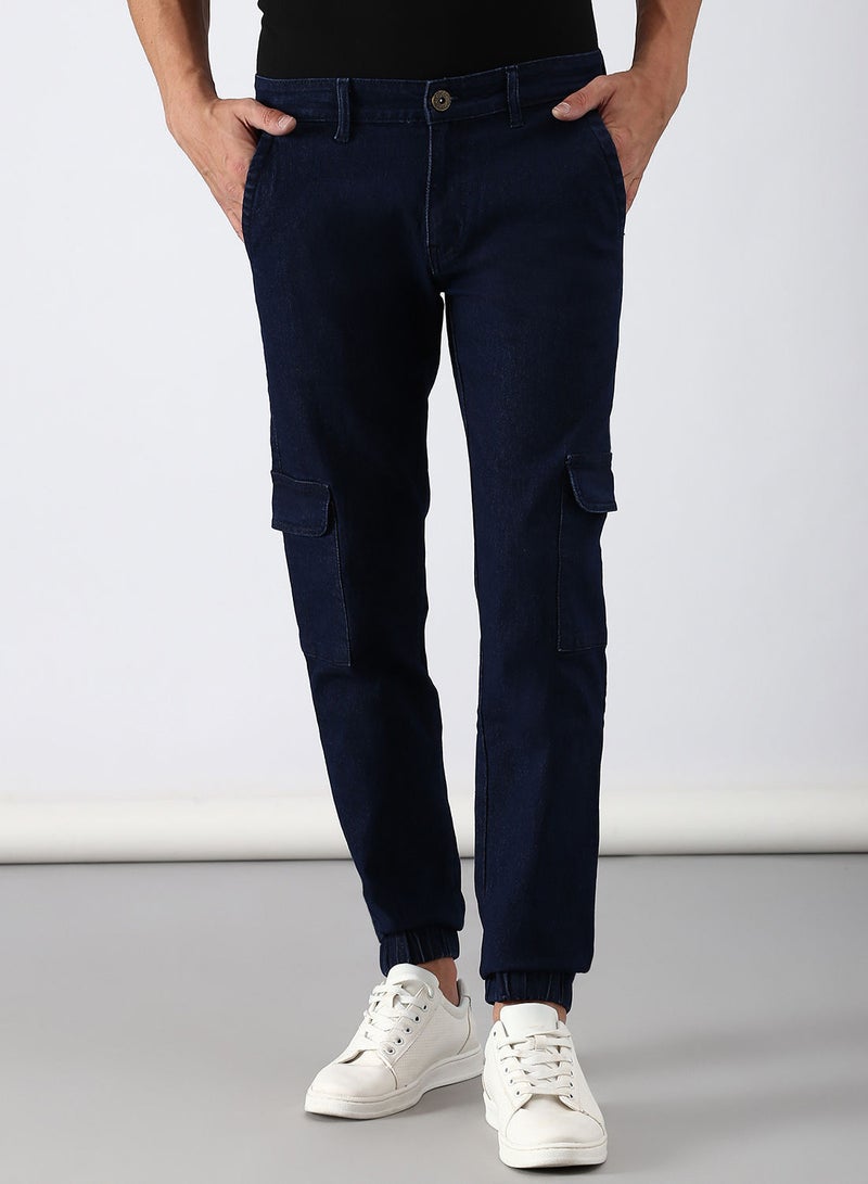 ABOF Slim Fit Jeans Dark Wash - Image 1