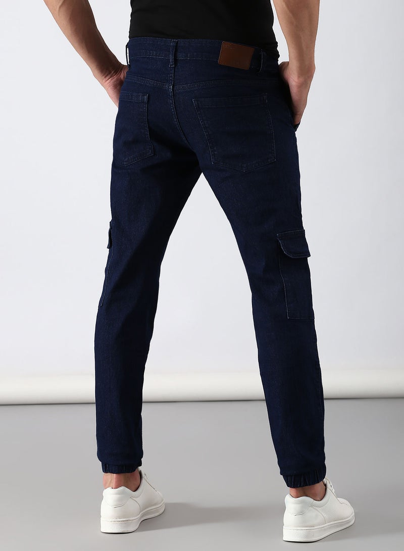 ABOF Slim Fit Jeans Dark Wash - Image 2