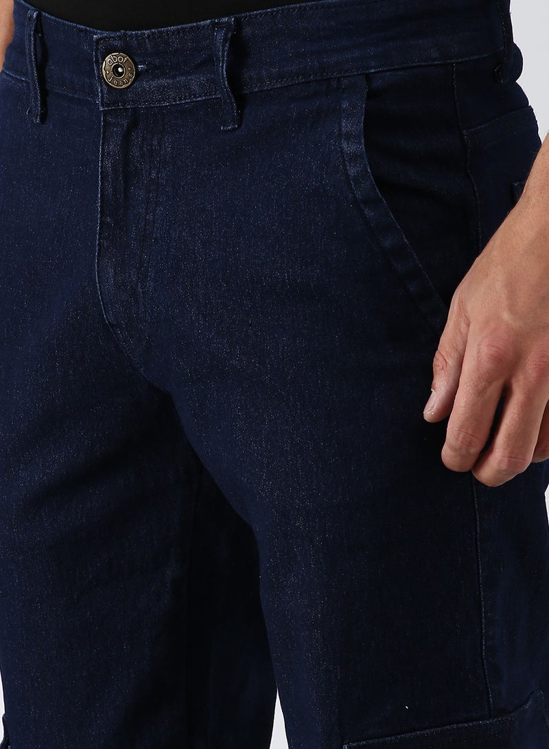 ABOF Slim Fit Jeans Dark Wash - Image 5