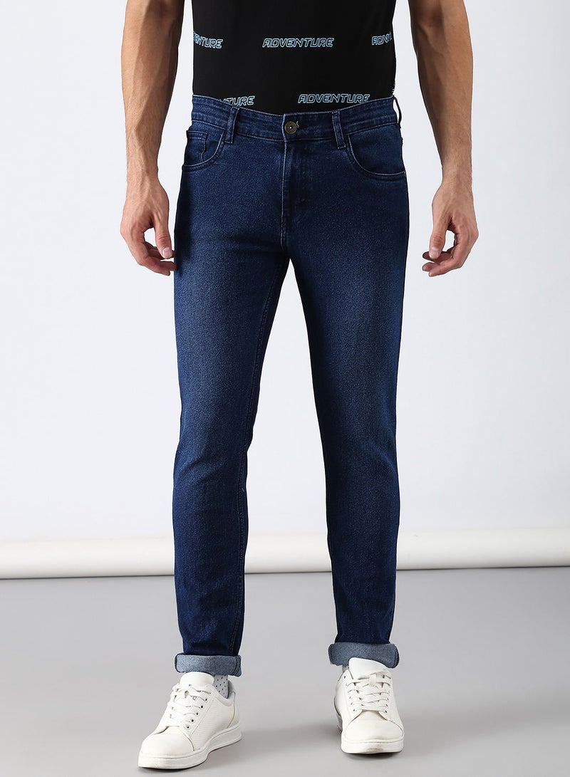 Slim Fit Jeans Dark Blue - v1662044067/N48943949V_1