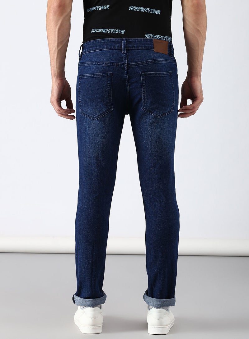 Slim Fit Jeans Dark Blue - v1662044067/N48943949V_2