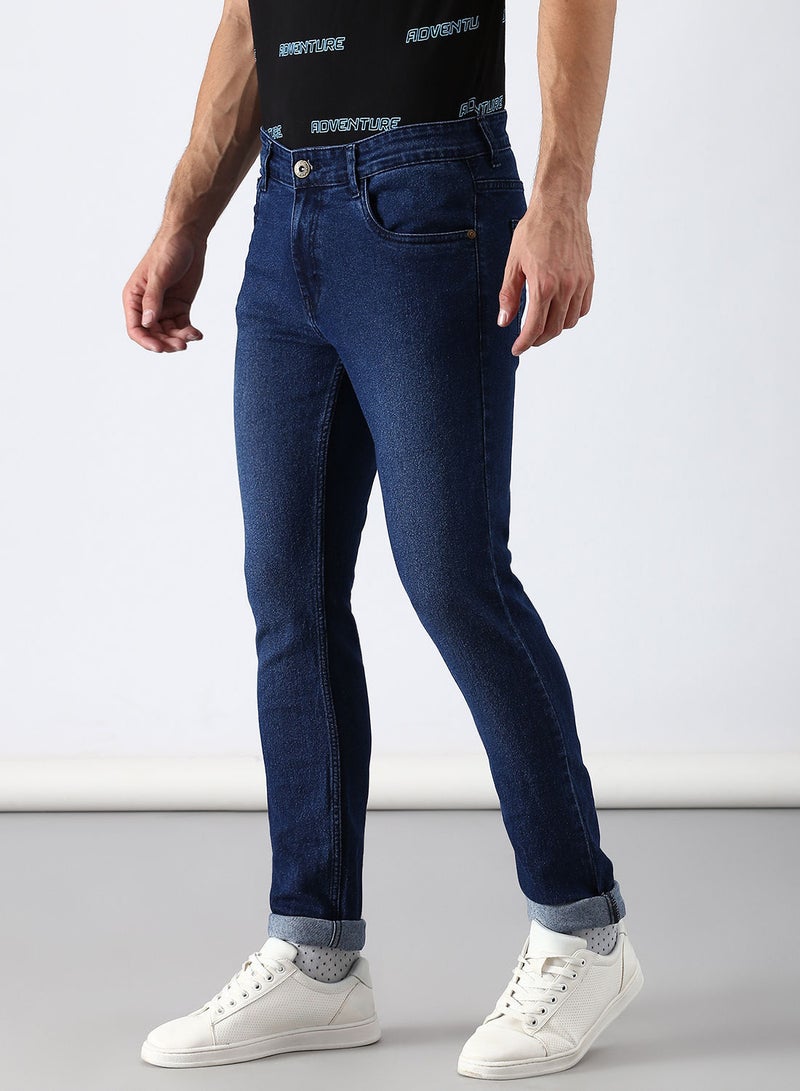 Slim Fit Jeans Dark Blue - v1662044067/N48943949V_3