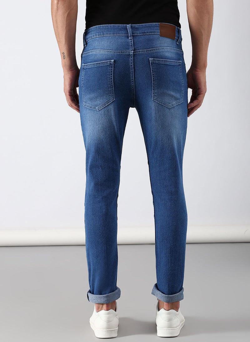 ABOF - Slim Fit Jeans Light Blue - Image 1