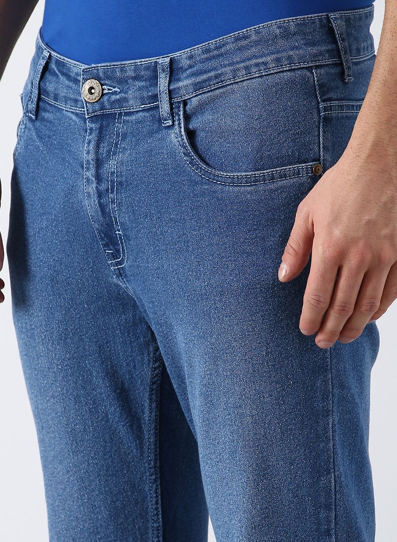 ABOF - Slim Fit Jeans Blue - Image 1
