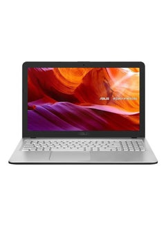 X543 Laptop With 15.6-Inch Display, Celeron N 4020 Processor/4GB RAM/1TB HDD//Windows 11/2GB Intel UHD Graphics Graphic Card English/Arabic Transparent Silver