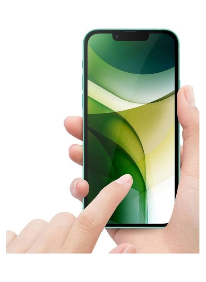 MARGOUN 2 Pack Anti-Scratch Tempered Glass Clear 3D HD Edge to Edge Full Coverage 9H Case Friendly Film Screen Protector For Apple iPhone 14 Plus 6.7 inch Clear/Black - Image 4