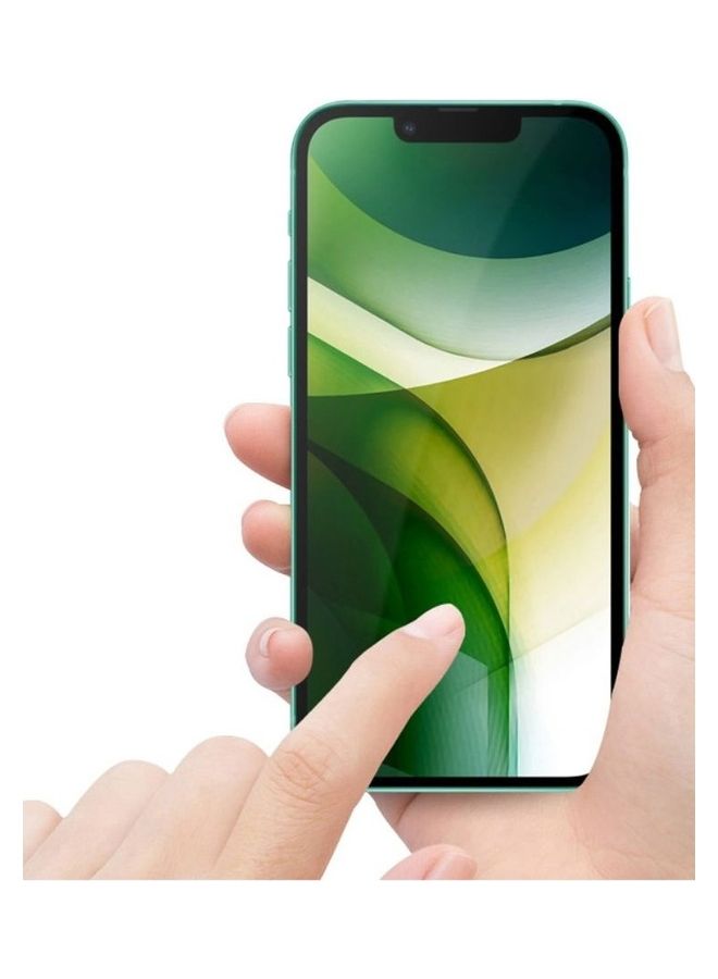 MARGOUN 3 Pack Screen Protector Anti-Scratch Tempered Glass Clear 3D HD Edge to Edge Full Coverage 9H Case Friendly Film For Apple iPhone 14 Plus 6.7 inch Clear/Black - Image 4